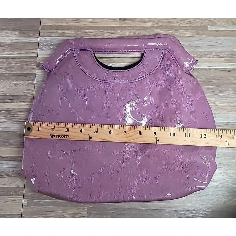 Cato Purple‎ Faux Leather Alligator Snakeskin Print Purse Unique Colorful